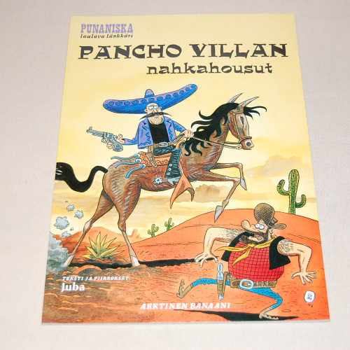Punaniska Pancho Villan nahkahousut